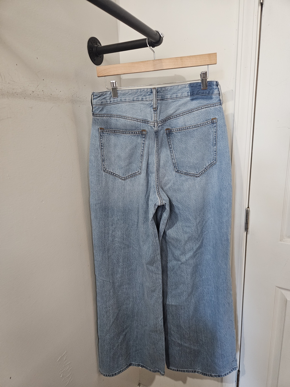 Abercrombie & Fitch The Wide-Leg High Rise Jeans Curve Love - Picture 4 of 5